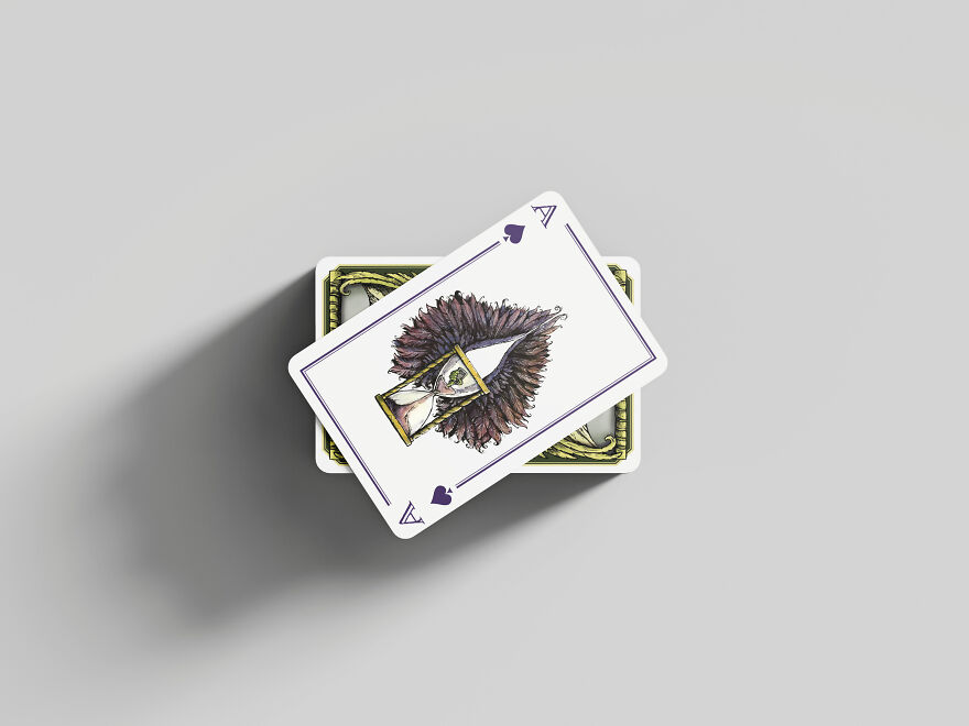 I Turned My Ink And Watercolor Paintings Of Fantasy Characters Into Playing Cards.