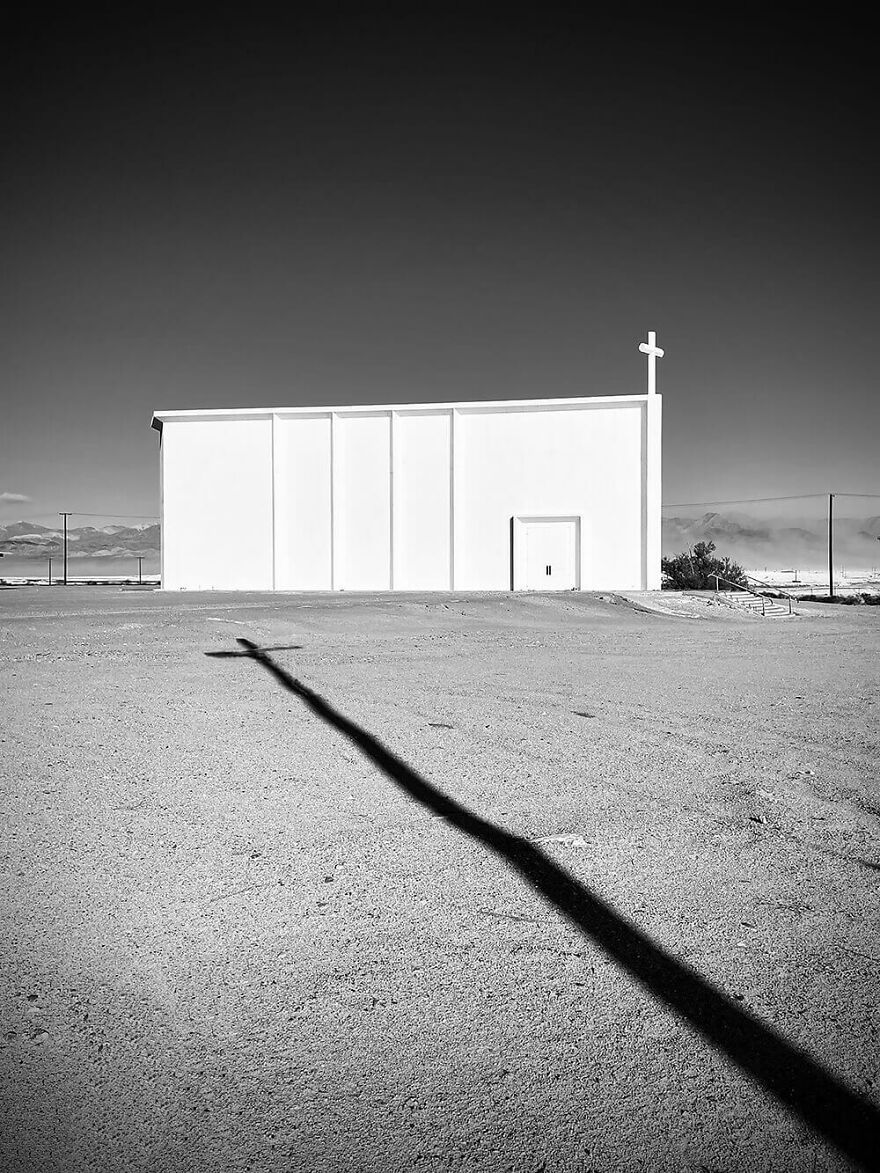 "Composition With Two Crosses" From The Series "Light+shadows" By Sonia Melnikova-Raich