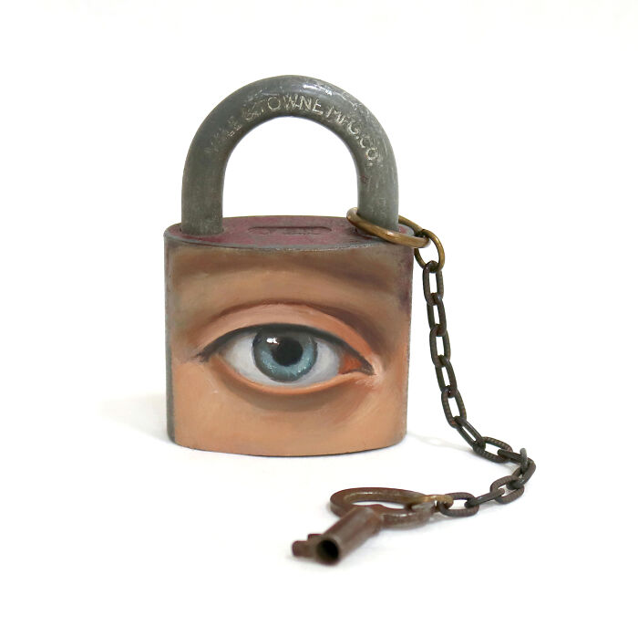 "Blue -Eyed Lock And Key"
