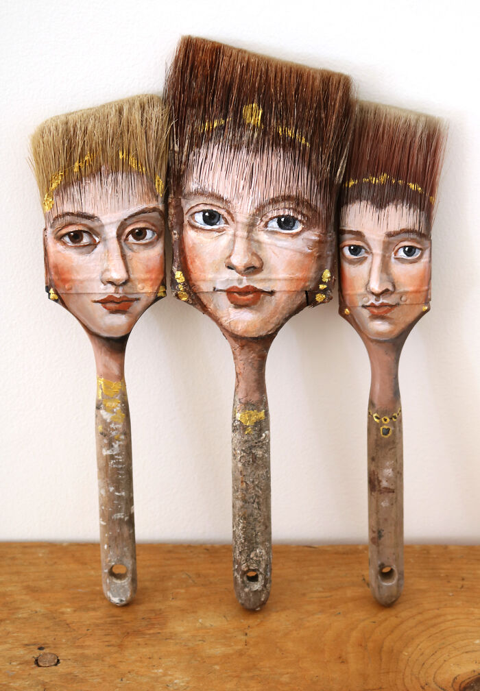 "Summer Friends", Paintbrush Portraits