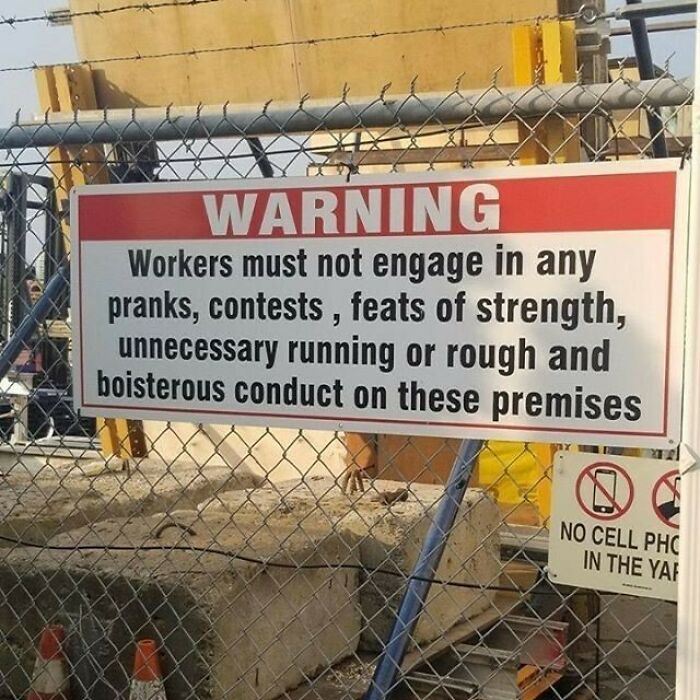 Rules For The Jobsite