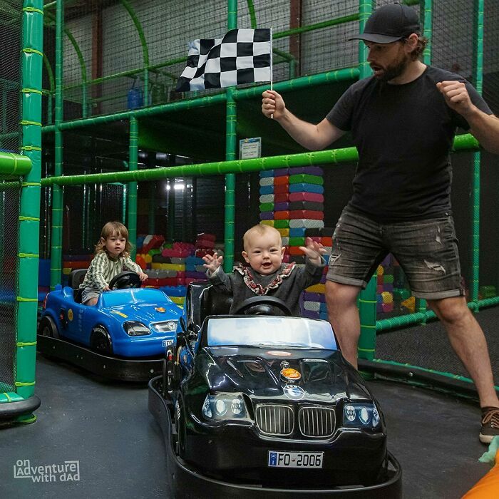 Alix And Aster Wanted To Do Formula 1, So We Went To The Next Best Thing. We Visited Monkey Town In Schagen (Nl). Aside From The Awesome Indoor Playground, They Have This Perfect Race Track For Kids. Alix Was Really Going For The Win, But Aster Took The Lead In The Very Last Second