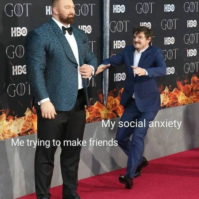 My social anxiety meme
