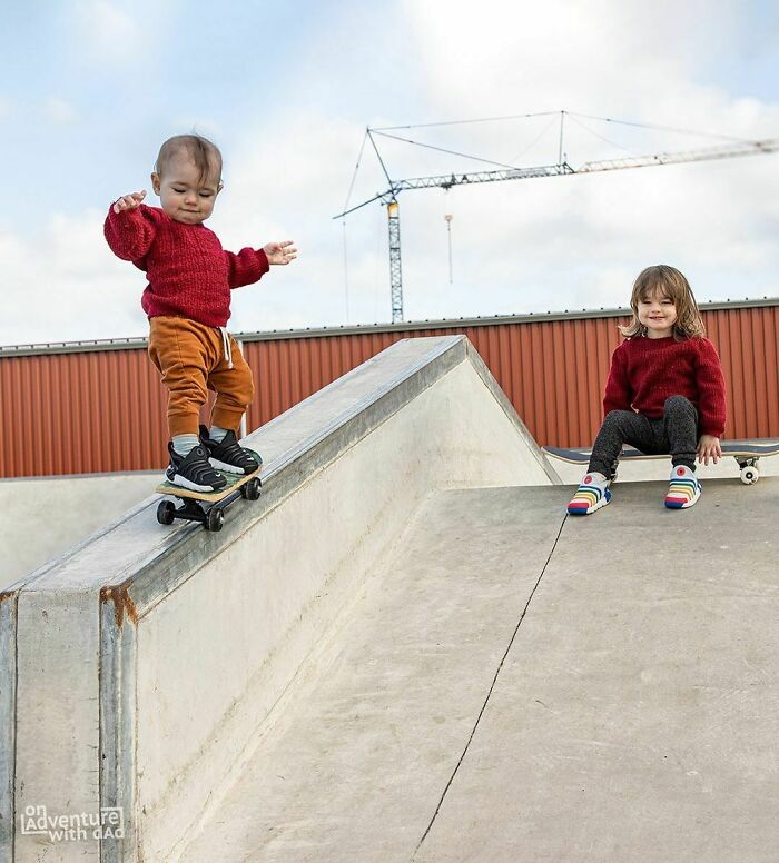 ¡Hora de ir al parque de patinaje!