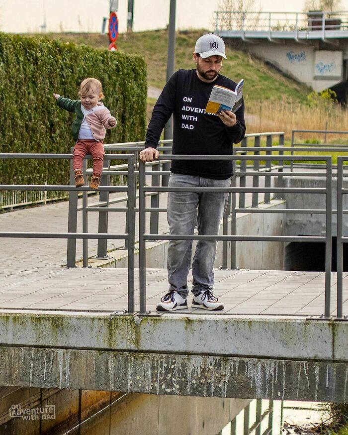 Dad Always Gets Distracted Way Too Easily. Especially When Reading A Book. Even When It’s Our Own Book Which Will Be Released On April 12!