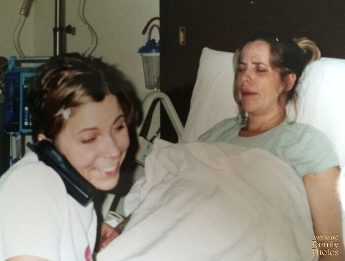“My Sister Was In Hard Labor For Over 24 Hours. I Just Found Out She Was Getting Ready To Have A C Section. So I Was On The Horn Letting Everyone Know I Was Able To Go In And Watch.”⁠