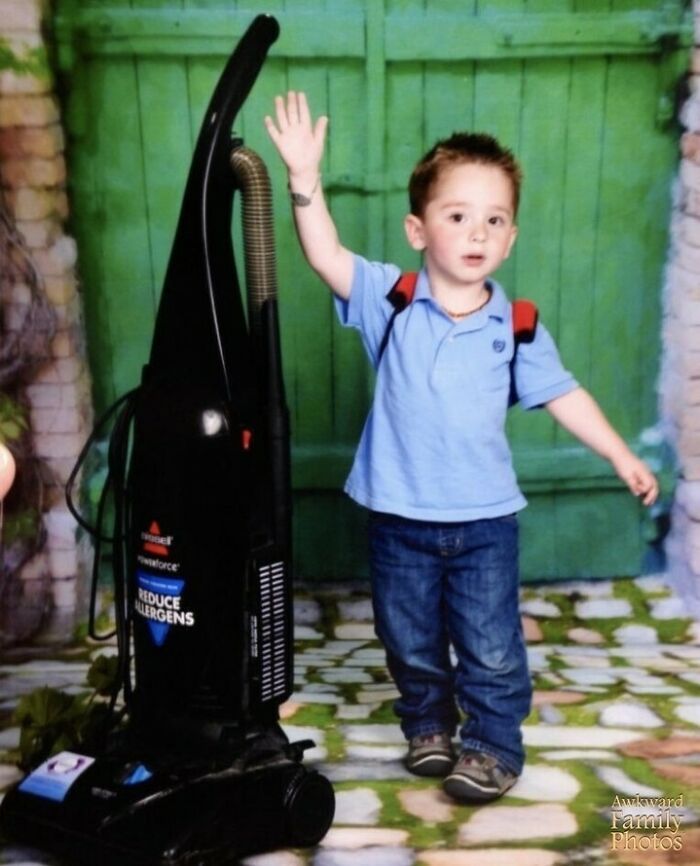 “My Son Really Loves Vacuums. Reeeeeeeally Loves Them"