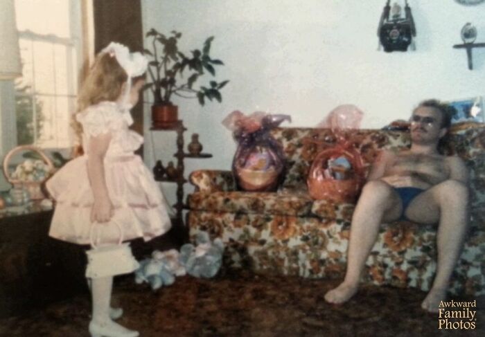 “This Was Taken Easter Morning In 1986"