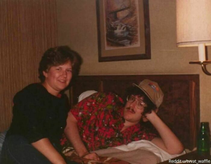 "Weird Al And My Mom, In A Hotel In 1985"⁠