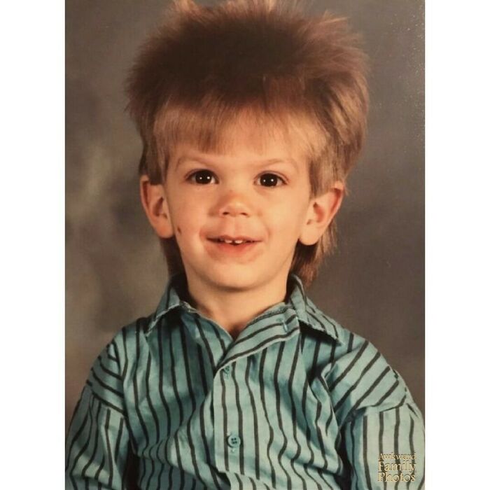 “My Friend Mike’s Rock Star Mullet When He Was Two Years Old In 1989 In Fairbanks, Alaska. I Think It’s One Of The Best Photos On Earth. @csteltzy