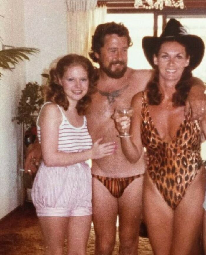 “My Sister And My Parents Sporting Their Australia, Gold Coast 1982 Fashion”