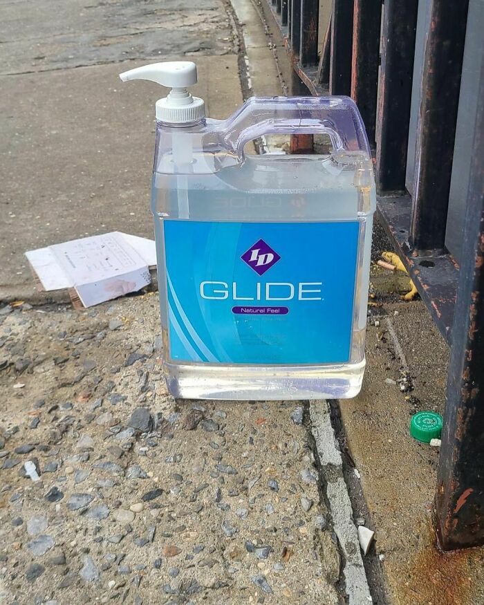 Nothing Says New York Quite Like An Industrial Size Bottle Of Lube. Sunday Funday! Troutman Between Bushwick And Myrtle 