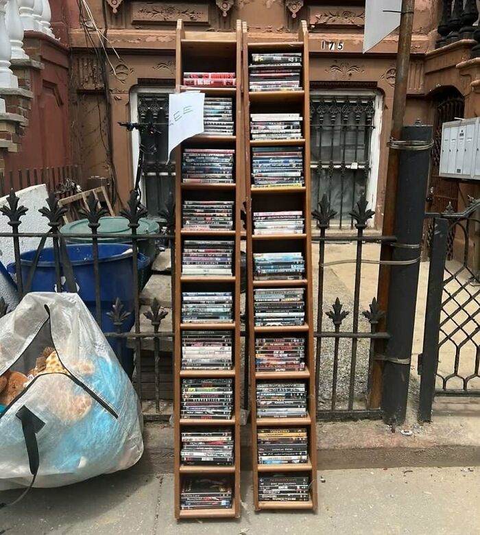Would’ve Been Worth A Fortune In 2007. Free Dvds Near The Corner Of Halsey St And Marcy Ave In Bed Stuy!