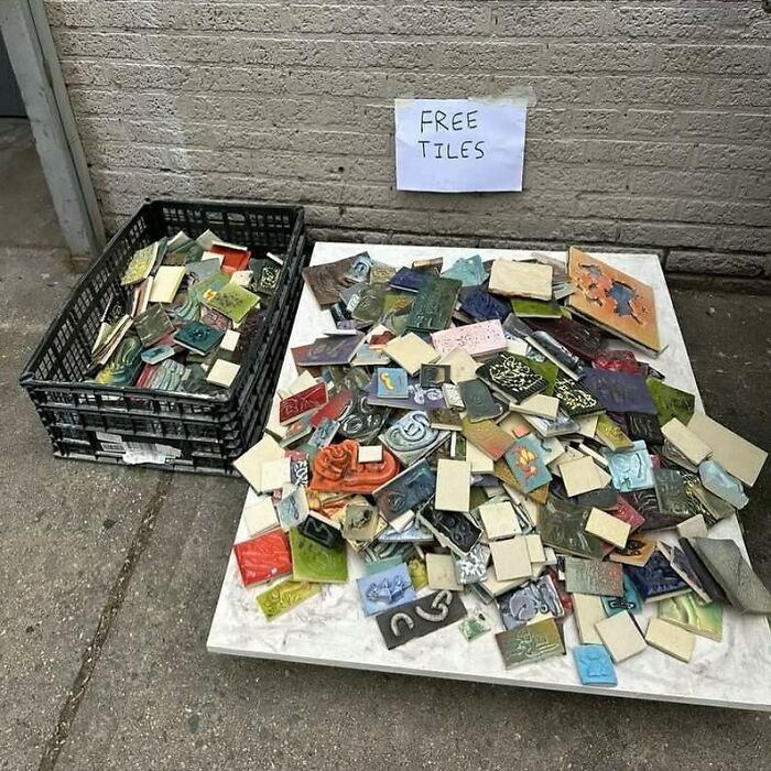 Can’t Wait To See What You Guys Do With These!! Tag Us In Your Tile Creations!! On Summerfield St Between Cypress Ave And Wyckoff Ave - Ridgewood