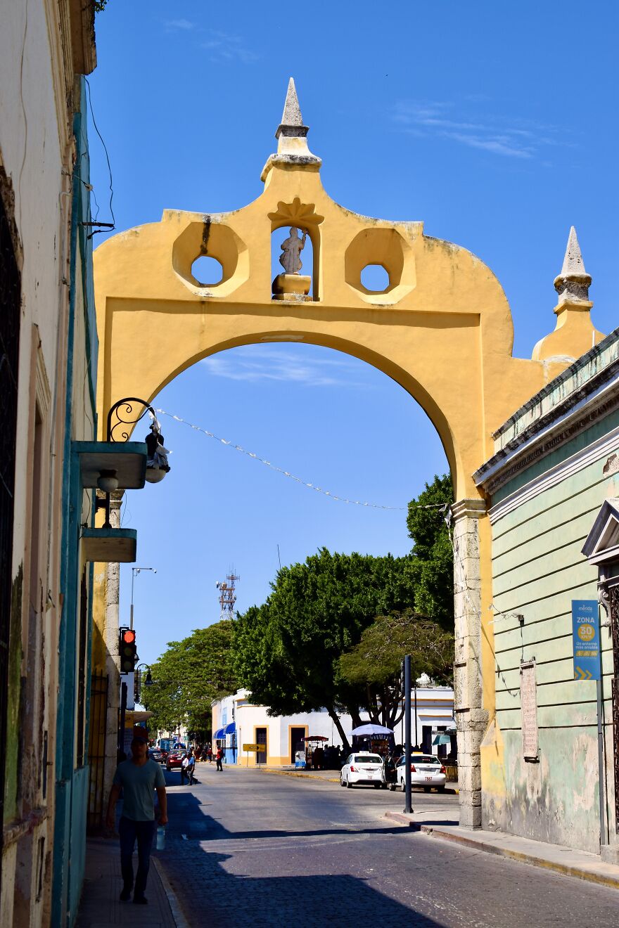 Arco De San Juan In Merida, Mexico