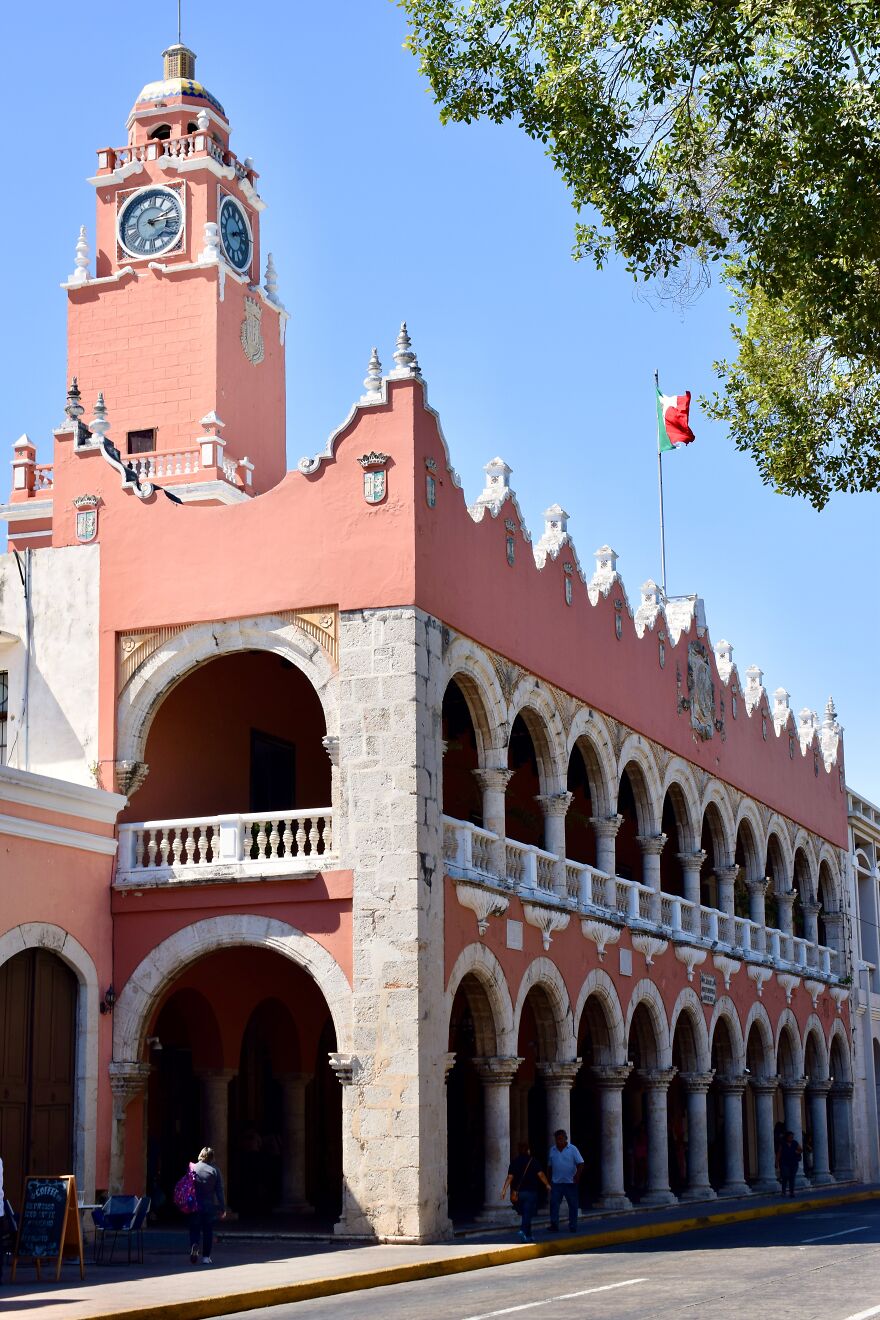 The Municipal Palace In Merida, Mexico