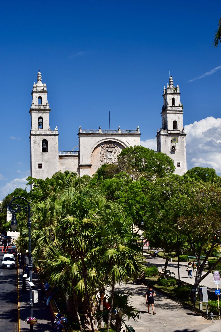 San Ildefonso Cathedral In Merida, Mexico