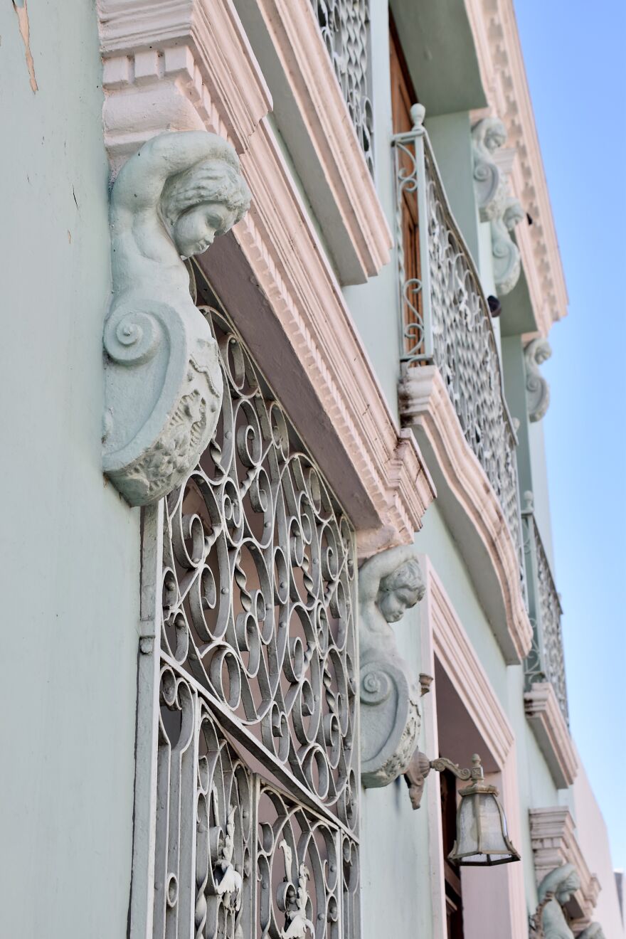 Architectural Details In Merida, Mexico