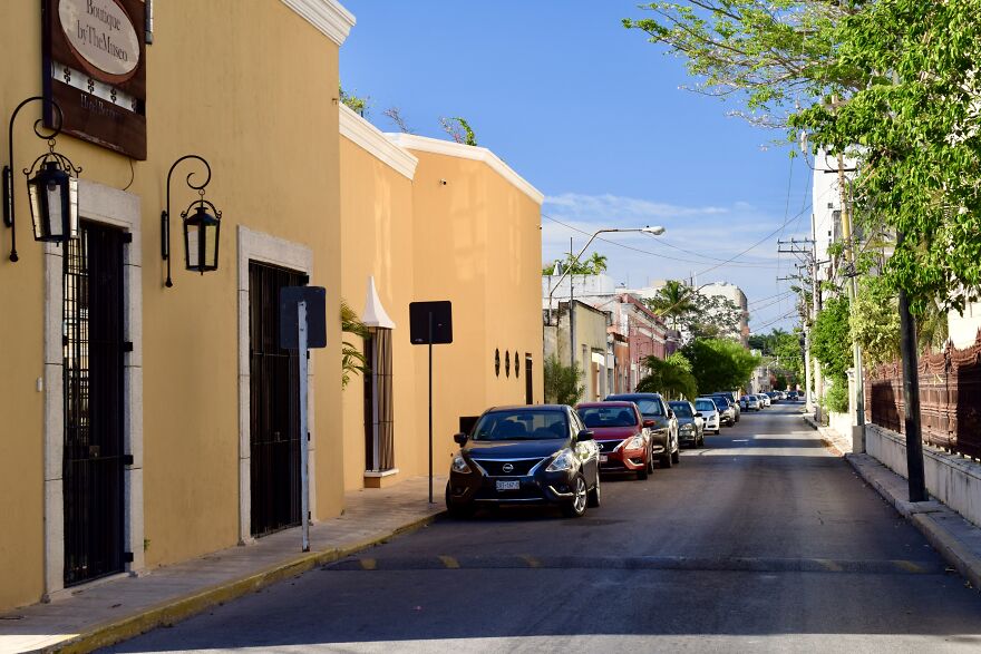 A Street In Merida, Mexico
