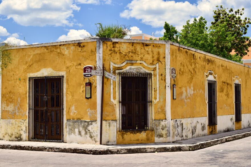 A Street Corner In Izamal, Yucatan, Mexico