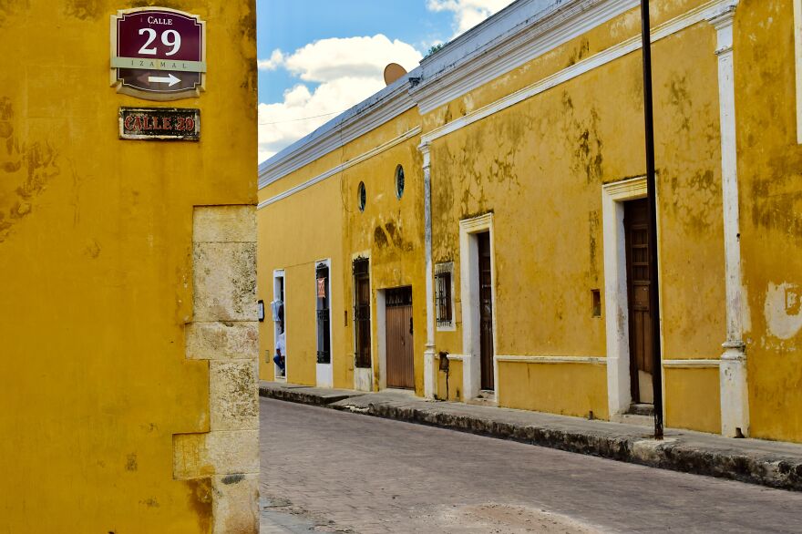 A Street Corner In Izamal, Yucatan, Mexico