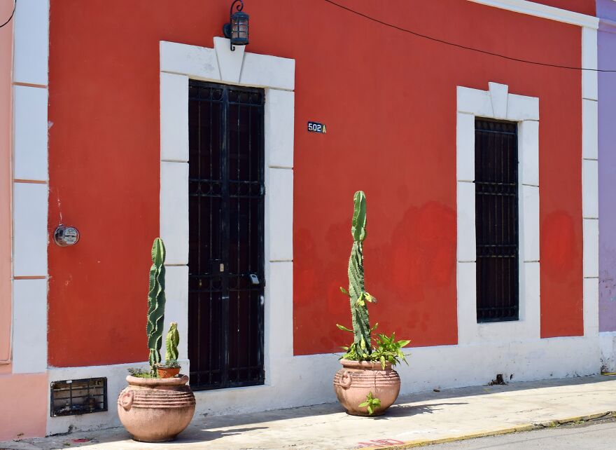 A Quaint View In Merida, Mexico