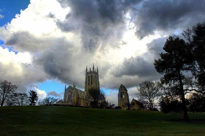 Between Storms At The Bryn Athyn Cathedral, Pennsylvania
