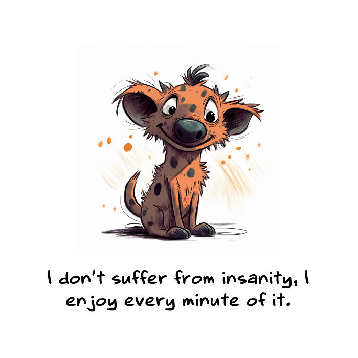 I Created 100 Pages Of Sassy Animals For My Book 100 Sassy Animals