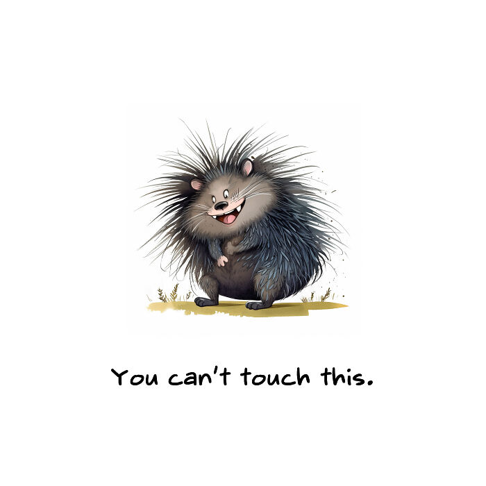 I Created 100 Pages Of Sassy Animals For My Book 100 Sassy Animals