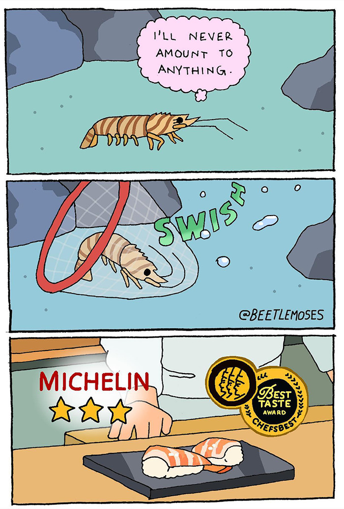 Hilarious Nonsensical "Beetlemoses" Comics With A Dark Twist