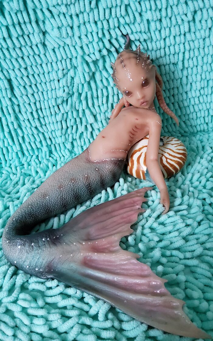 I Made These Unique Mermaid Dolls (9 Pics)