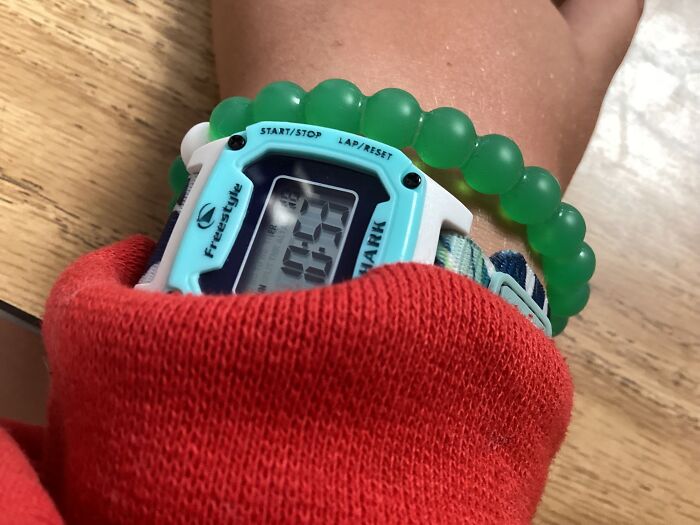 Freestyle Watch And Lokai Bracelet- I Wear Them Everyday. Both Are Waterproof And Great For Swimteam