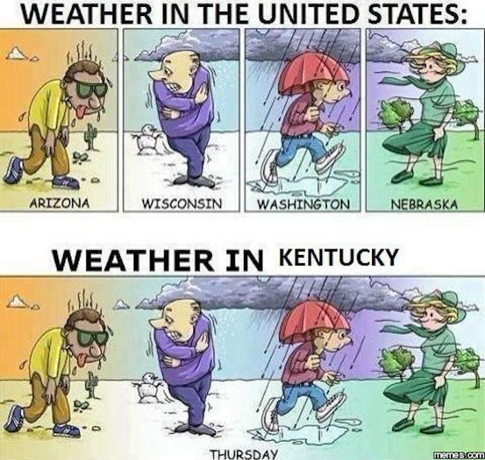 It Can Be Snowing One Day, Then 80f The Next