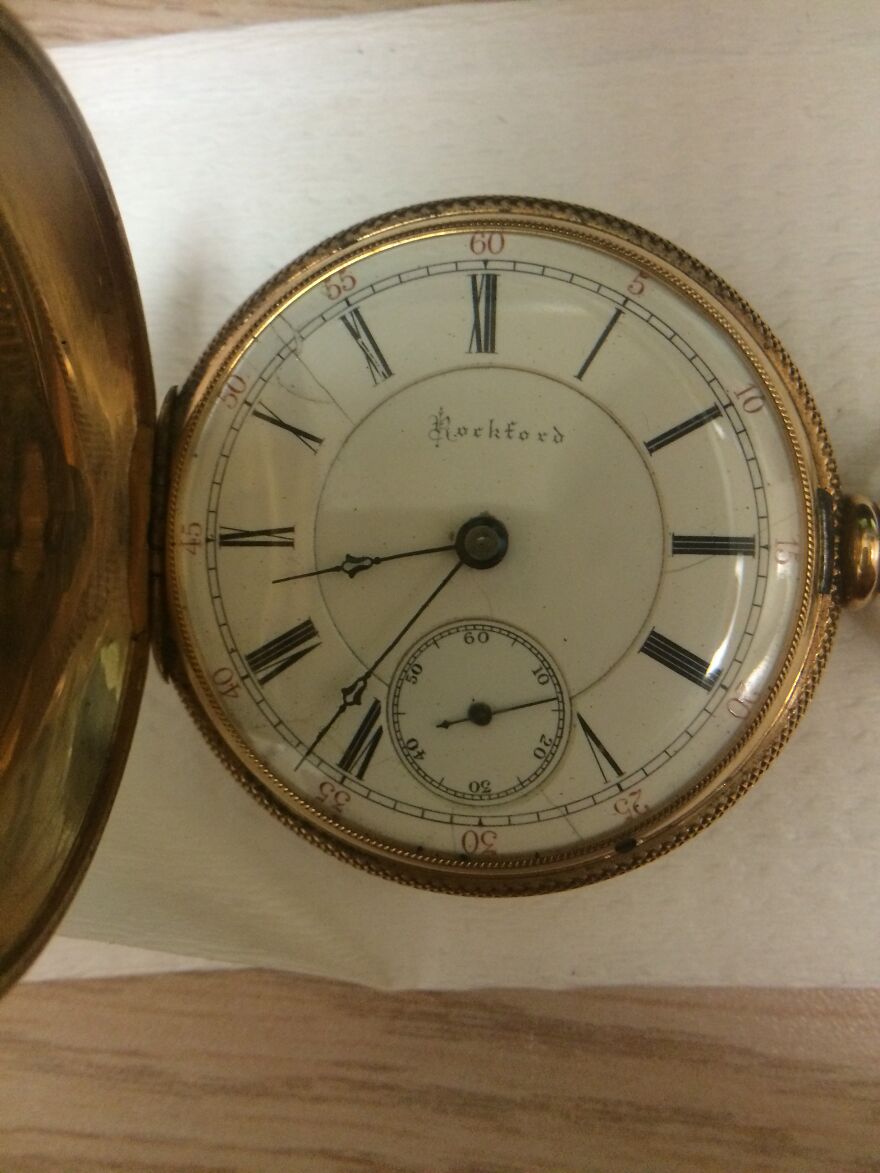 Rockford Model 8 Pocket Watch From 1887
