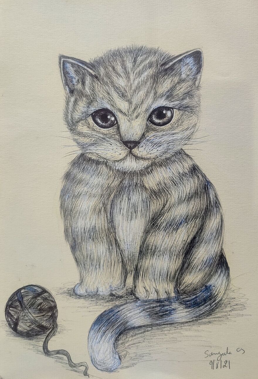 Amazing Pen Art By Sangeeta Cs (7 Pics) Amazing Pen Art By Sangeeta Cs (7 Pics)