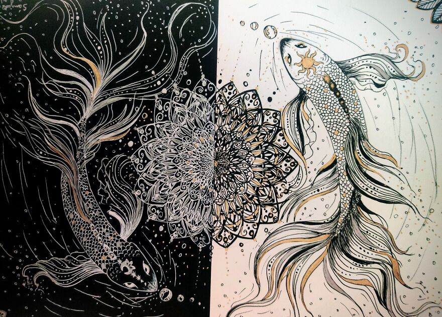 Amazing Pen Art By Sangeeta Cs (7 Pics) Amazing Pen Art By Sangeeta Cs (7 Pics)