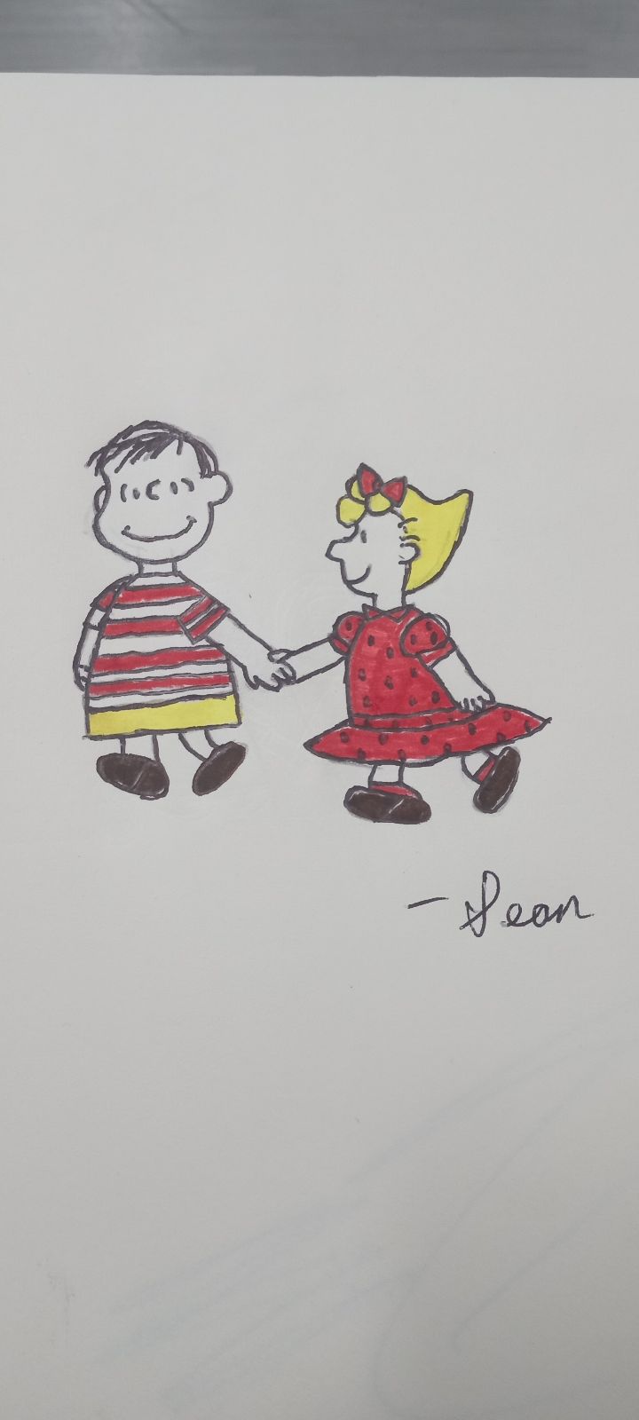 I Drew Characters From Charlie Brown