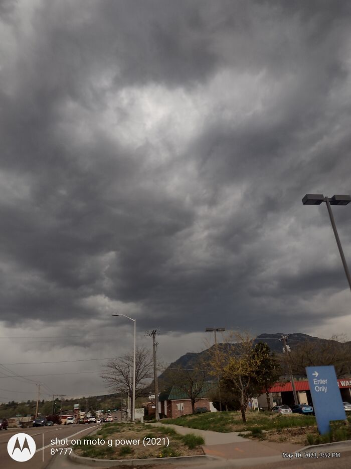 Yesterday Afternoon, Sky Over Cheyenne Mountain, Colorado Springs