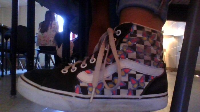Butterfly Vans. Really Really Love Them Wear Them Literally Everyday But Here They Aren't Popular Sadly