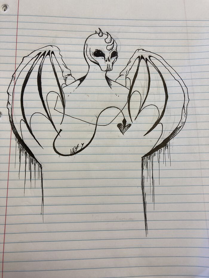 Drew This In Class Today
