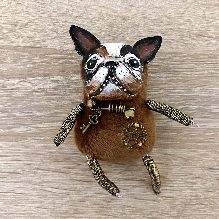 If You Need A Brooch, Keychain And Bag Charm At The Same Time , This Is Me - French Bulldog Duke