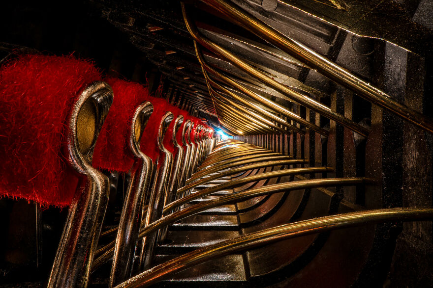 The Carbon Fibre Action Of A Kawai Grand Piano
