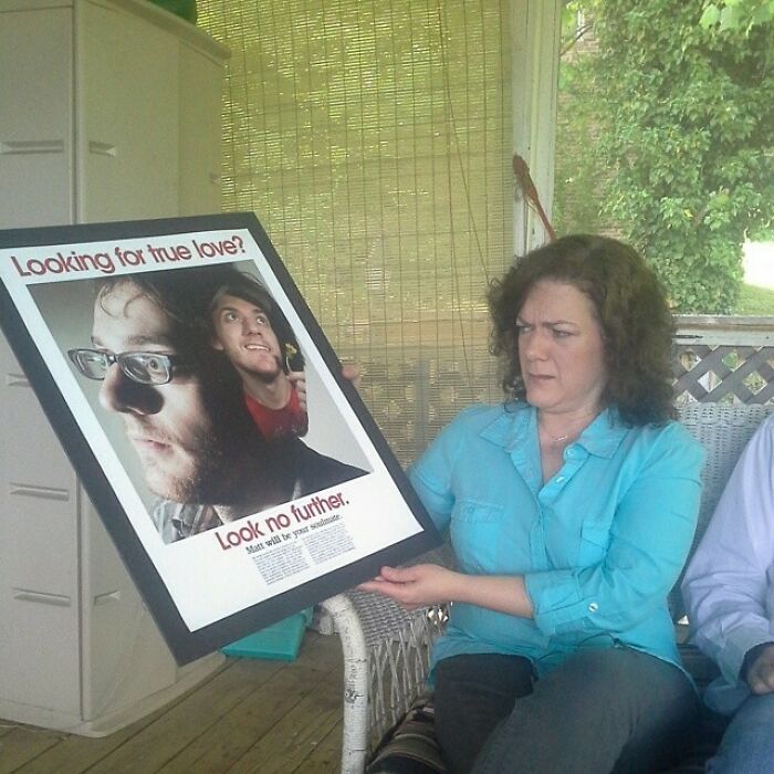 I Don't Think My Friend's Mom Likes Her Mothers Day Gift (Thats Her Son In The Poster)