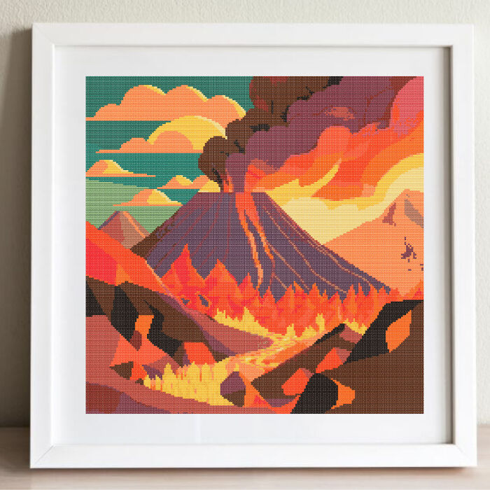 15 Simple Cross-Stitch Patterns Of Various Landscapes
