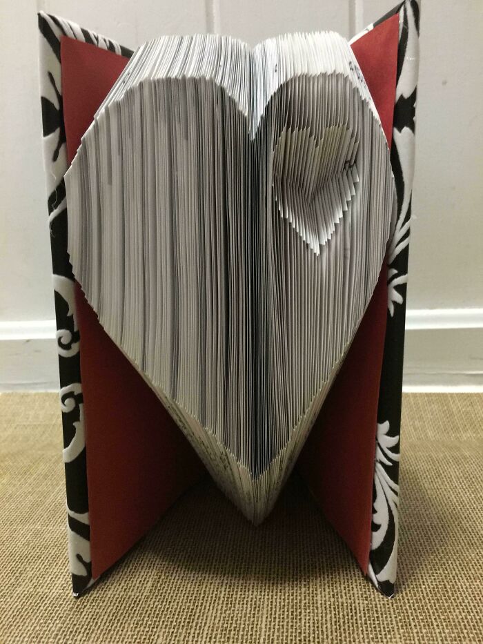 Book Fold For Mothers Day Gift