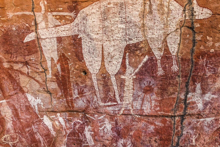 From Mega Fauna To European Ships, Aboriginal Art Has Ancient Origins