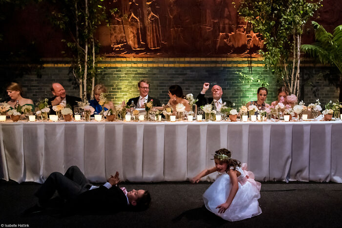 1st Place, Champagne Taittinger Wedding Food Photographer: Stories During Dinner By Isabelle Hattink (Netherlands)