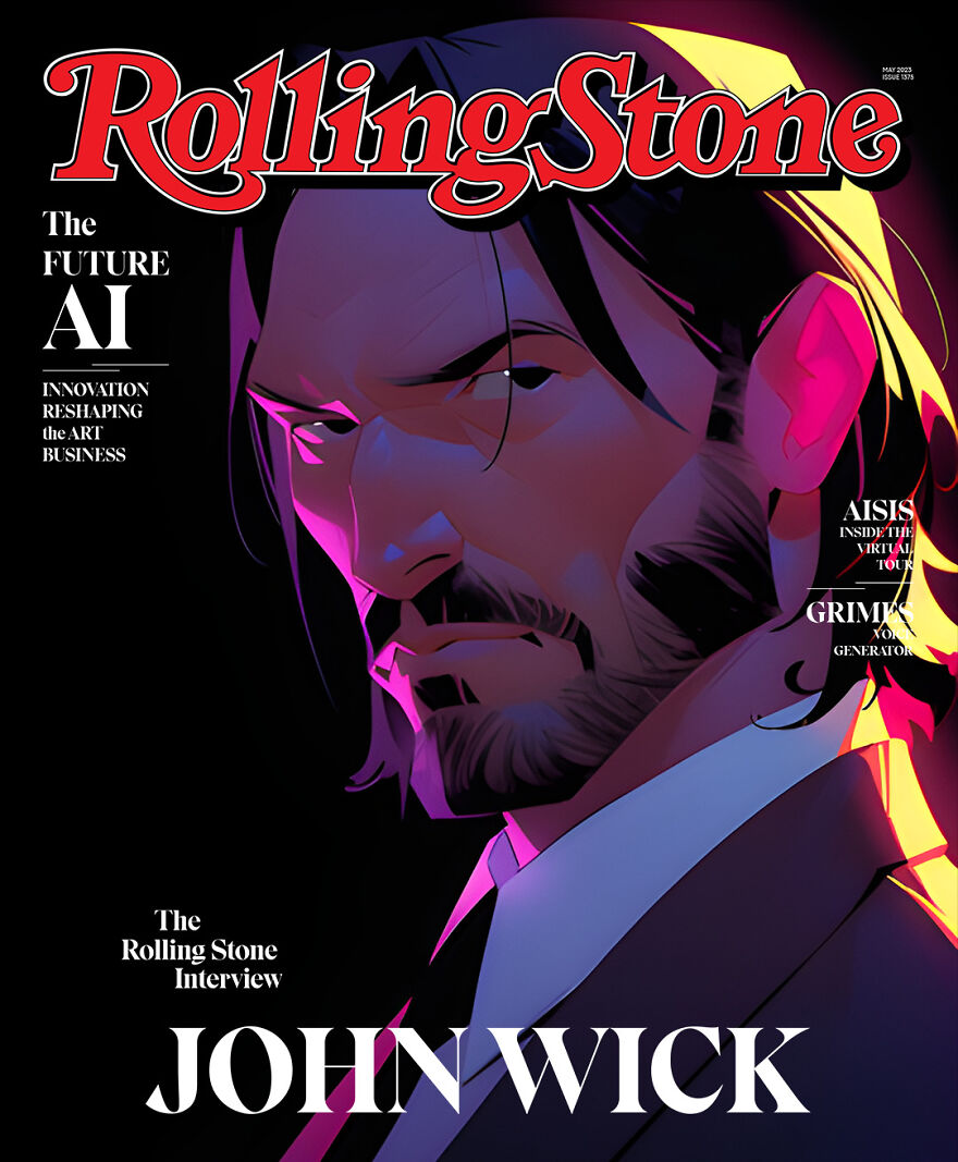 An Eye-Catching John Wick Cover For Rolling Stone Magazine Was Created Using Ai An Eye-Catching John Wick Cover For Rolling Stone Magazine Was Created Using Ai