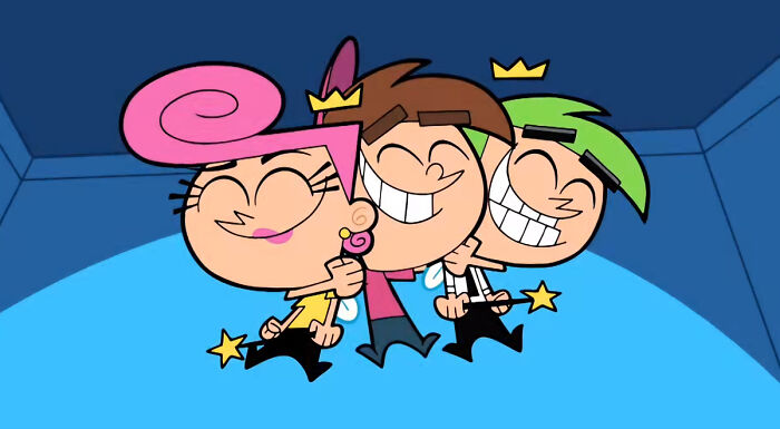 Scene from "The Fairly Oddparents" cartoon