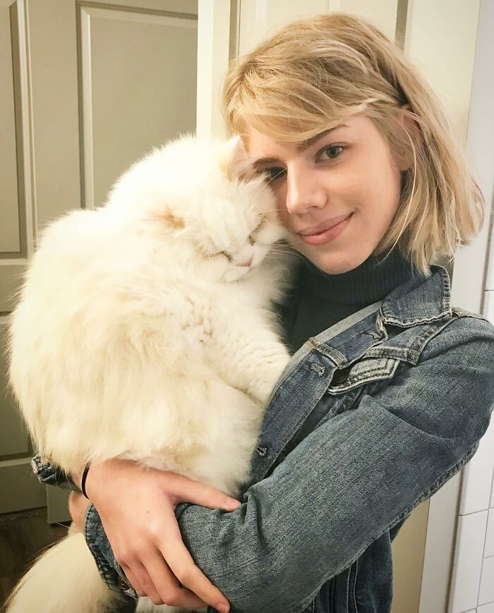 Rescued Cat Silas Surprises His Forever Family With His True Fluff Form As His Pictures Go Viral On Social Media